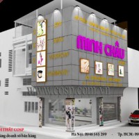 Thiết kế nội thất cửa hàng mỹ phẩm - Thời trang và spa - Cô Phương - Bạc Liêu